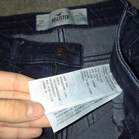 Hollister size 00 Dark Wash Jeans - Picture 3 of 4